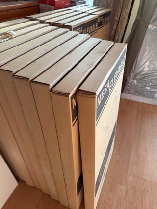 Mesa de centro elevable madera y blanco NUEVAS