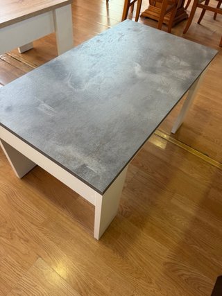 Mesa de centro elevable madera y blanco NUEVAS