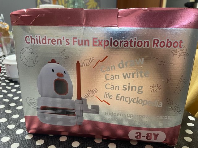 Robot Educativo Dibujo y Escritura 3-8Y