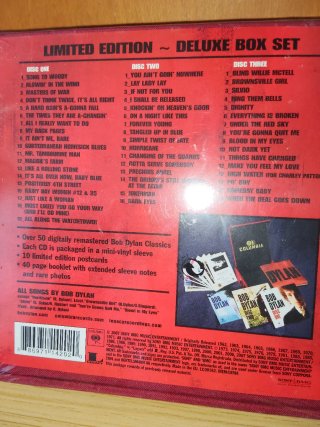 NUEVO PRECINTADO! Bob Dylan  Box Set y CD Tempest.