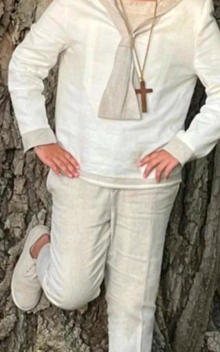 Traje de Comunión Niño Blanco