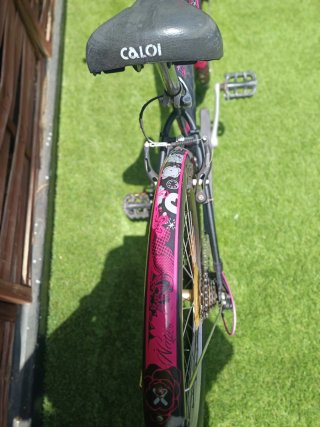 Bicicleta infantil Btwin 24" 6 vel.+casco