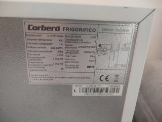 Nevera Corberó CF1PH859W 85L