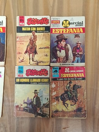 Lote 8 novelas Oeste // Autores varios