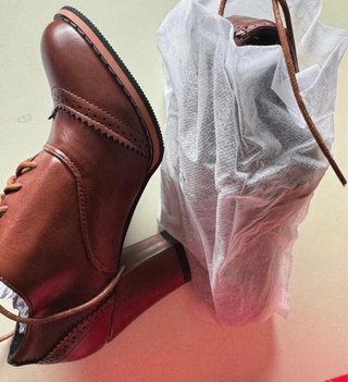 Botines de tacón marrones
