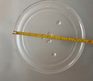 Plato de microondas de vidrio 29 cm
