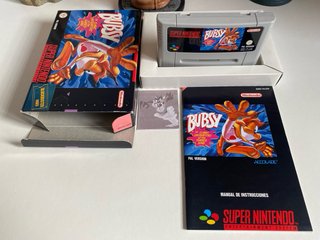 Bubsy: Claws Encounters Super Nintendo SNES