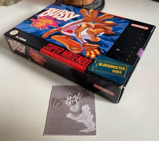 Bubsy: Claws Encounters Super Nintendo SNES