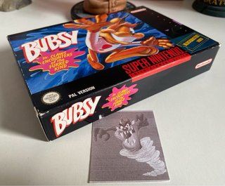 Bubsy: Claws Encounters Super Nintendo SNES
