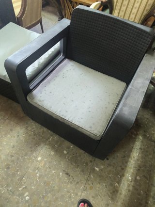Juego 2 Sillas y Mesita Jardín