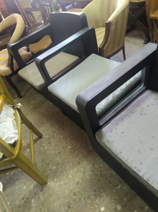 Juego 2 Sillas y Mesita Jardín