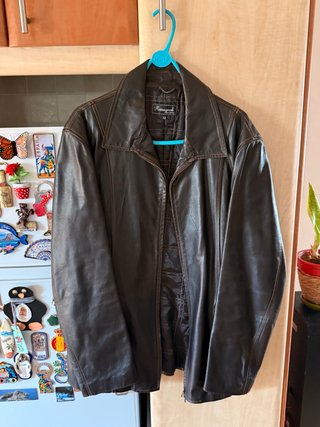 Chaqueta de cuero Rimagnoli Marrón Talla L