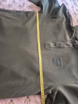 Polo BOSS Slim Fit Verde Talla S