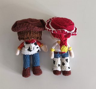 Muñecos Toy Story Crochet Algodón