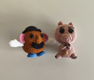 Muñecos Toy Story Crochet Algodón