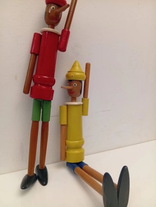 Pinocho de madera precio por unidad