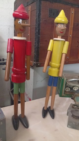 Pinocho de madera precio por unidad