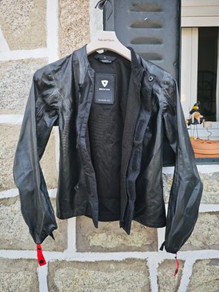 Chaqueta Moto Mujer Rev'it Negra Talla 34