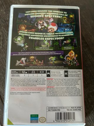 Luigi's Mansion 2 HD Nintendo Switch