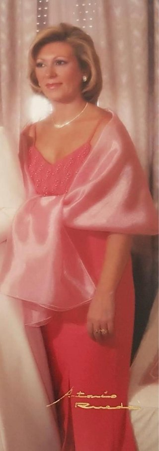 Vestido fiesta coral T-42