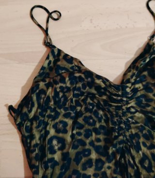 Vestido Zara Leopardo Talla M