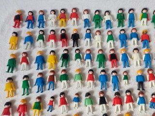 Lote de 100 figuras Playmobil