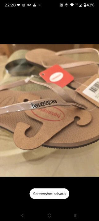 Havaianas infradito oro rosa