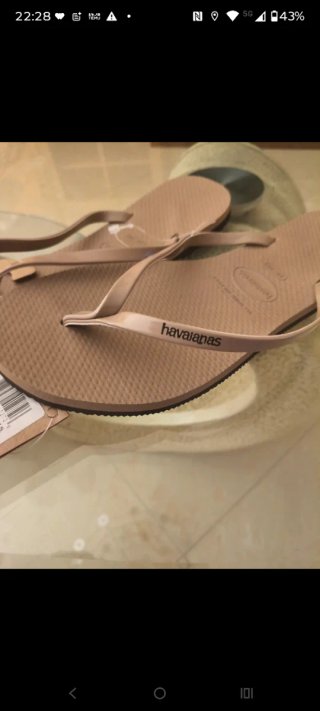 Havaianas infradito oro rosa