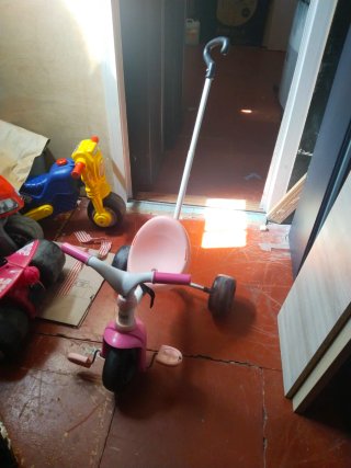 Triciclo Smoby rosa