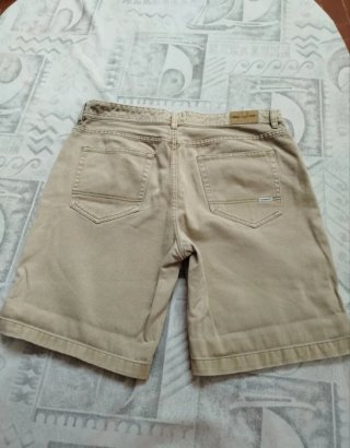 Pantalón Corto Beige Pull&Bear Chico