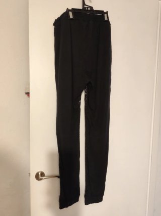 Pantalones Jogger Lentejuelas Negros Talla Única