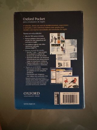 Diccionario Oxford Pocket de inglés