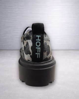 Mocasines HOFF Leopard Cuero Gris mujer 38 Nuevo