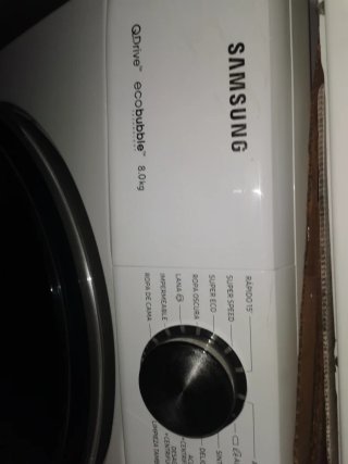 Lavadora Samsung ecobubble 8 kg