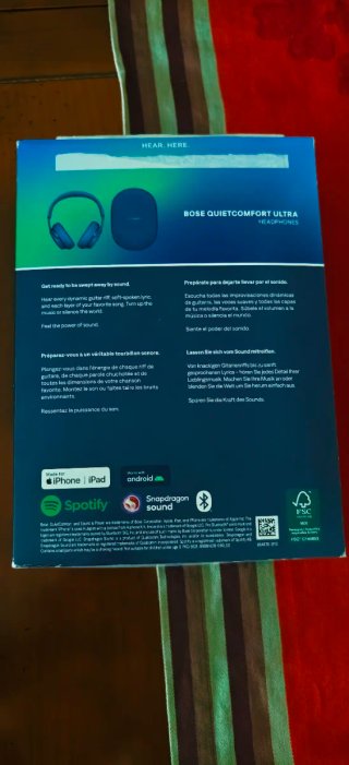 Auriculares Bose QuietComfort Ultra Azules
