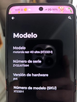 Motorola Razr 40 Ultra Rojo 256GB 8 GB ram