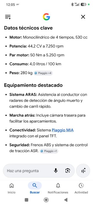 Piaggio MP3 Trike Negro/Plateado