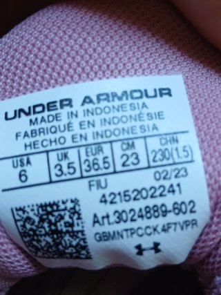 Under Armour Charged Pursuit 3 Talla 36.5