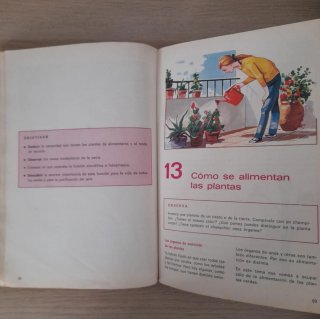 Libro de texto observo y experimento 5 EGB 1980