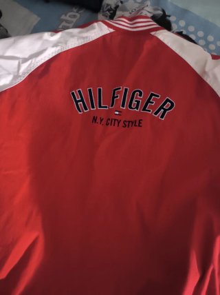 Chaqueta Tommy Hilfiger Roja Talla XL Talla 14 año