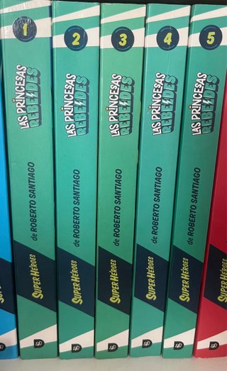 Libros 1 al 5 de Princesas Rebeldes