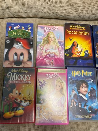 Lote 12 Películas Disney VHS (Español)