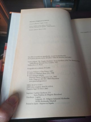 Libro la revelación de los templarios