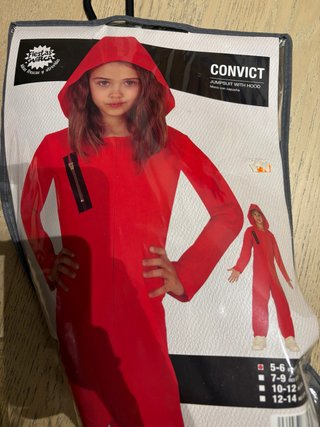 Disfraz Convict Mono con Capucha unisex
