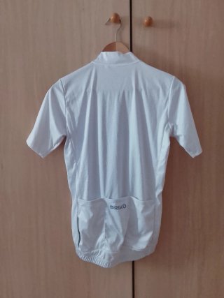 Maillot ciclismo Briko blanco estampado