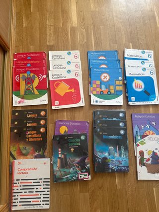 Libros 6 Primaria varias editoriales