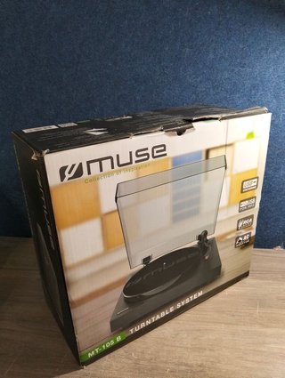 Tocadiscos Muse MT-105B Negro
