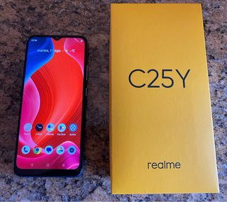 Realme C25Y Azul 4GB 128GB Caja cargador incluido