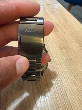 Reloj Fossil Negro y Plateado