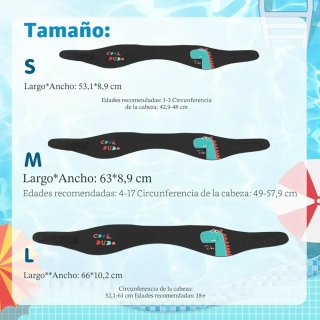 Cinta de natación infantil HeySplash